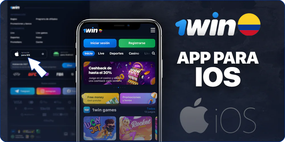 Descargar la app 1win para iOS