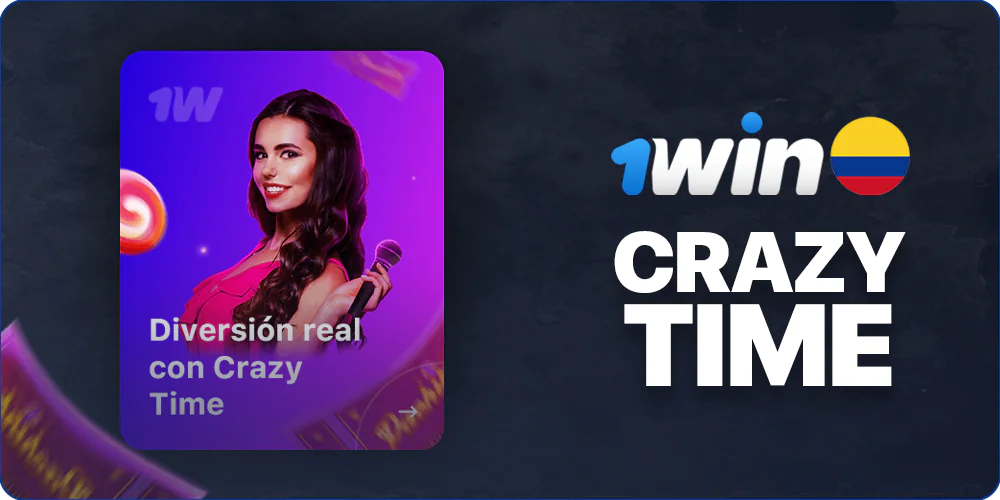 Diversión real con Crazy Time en 1Win