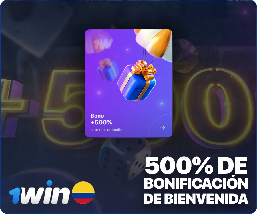 Obtén un bono de bienvenida del 500% en 1Win