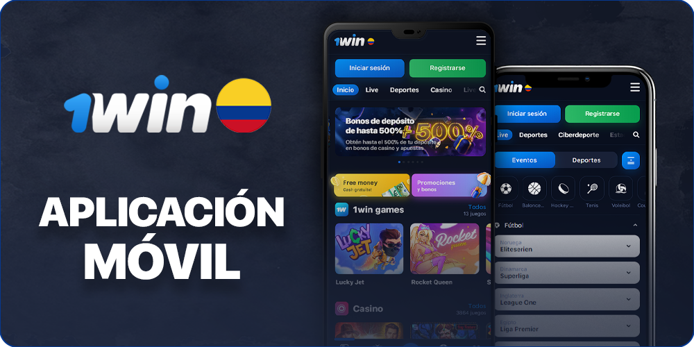 Apuestas deportivas en la aplicación móvil 1Win