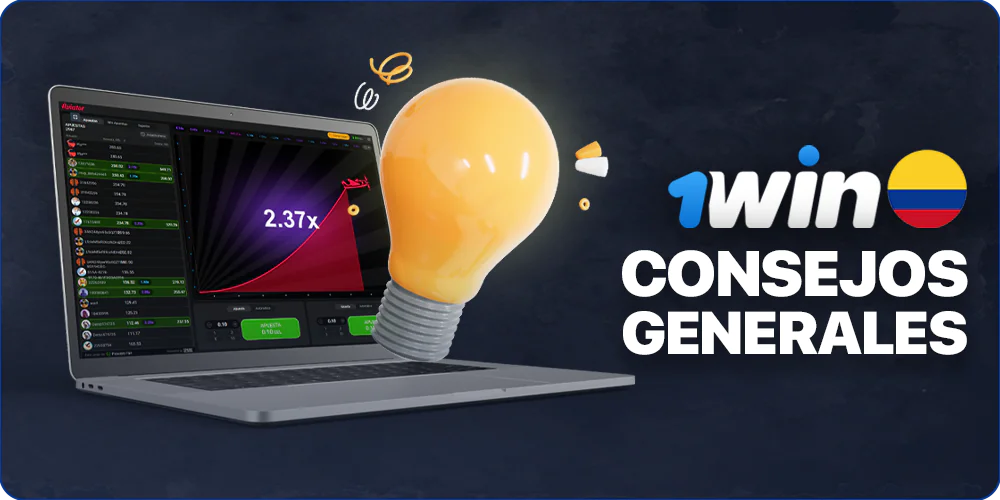 Consejos para que los colombianos jueguen al Aviator en 1Win