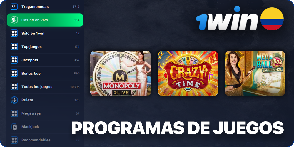 Juega a la Programas de juegos en 1Win Casino