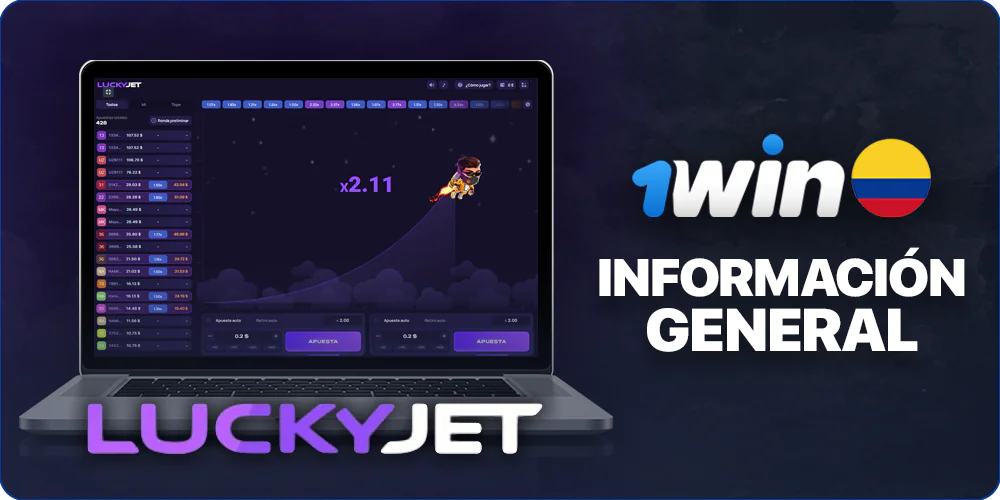 Información general sobre Lucky Jet en 1Win