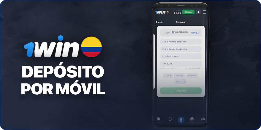 Instrucciones para realizar un depósito desde un teléfono móvil