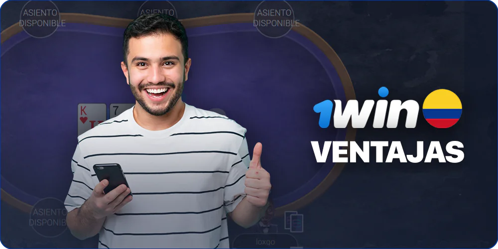 Ventajas de jugar al póquer en 1Win para los colombianos