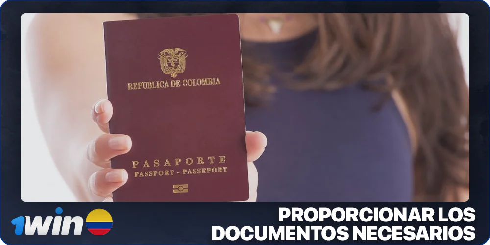 Proporcionar los documentos necesarios al equipo de asistencia de 1Win