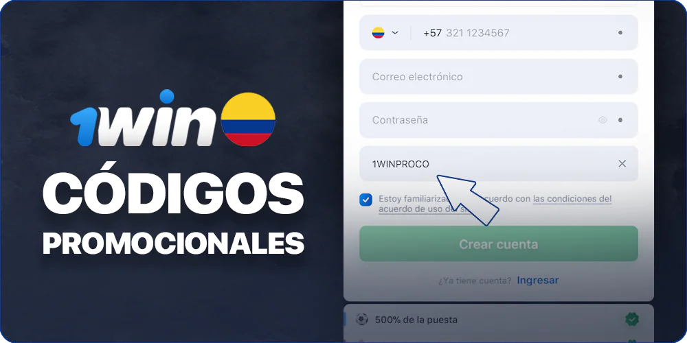 Código promocional para jugadores colombianos 1Win