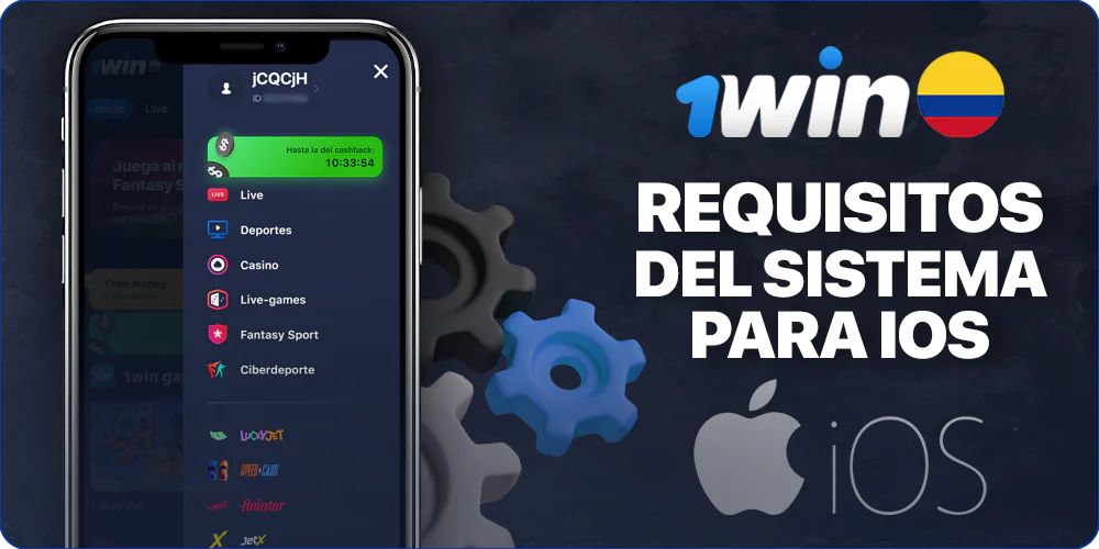 Requisitos del sistema de la app 1Win para iOS